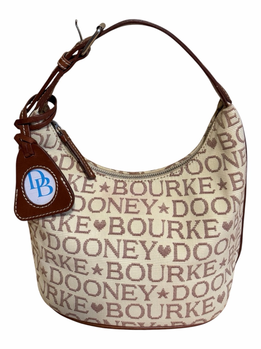 Dooney & Bourke Signature Small Hobo Bag